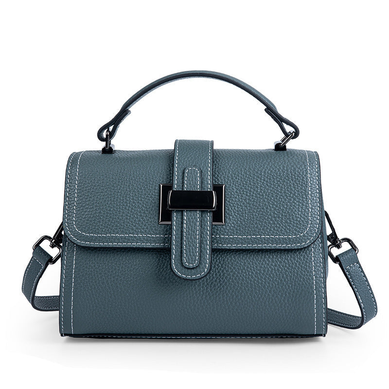 NIVANOO | Sac porté travers en cuir véritable
